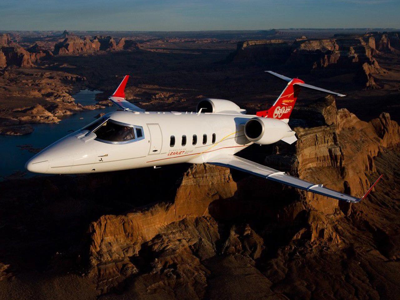Learjet 60 (Exterior) - Available for Private Charter from Execflyer